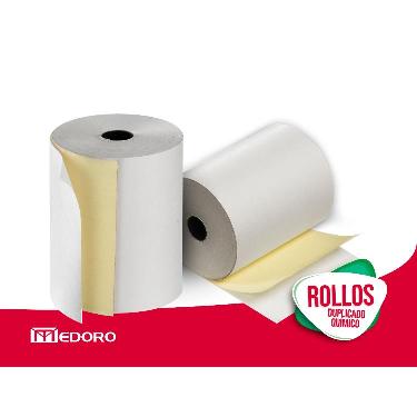 Rollo de Papel Quimico Mauger para maquina  76mm x 30mt Art.MS7630